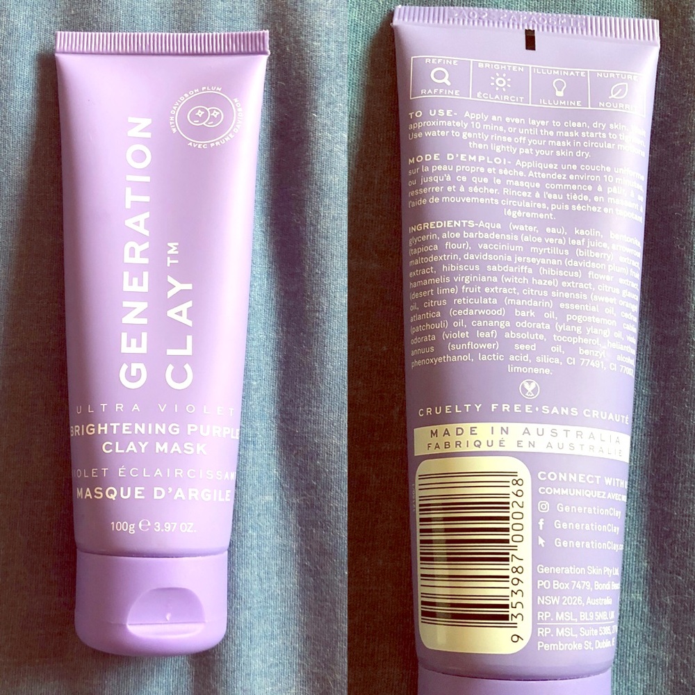 GENERATION CLAY brightening clay mask